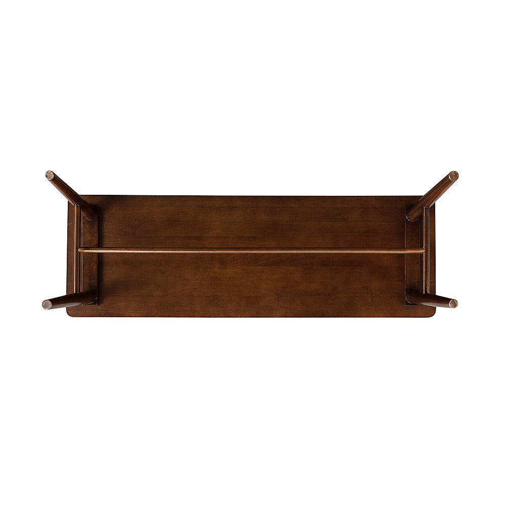 Walker Edison - Contemporary Low-Back Spindle Bench - Walnut_8
