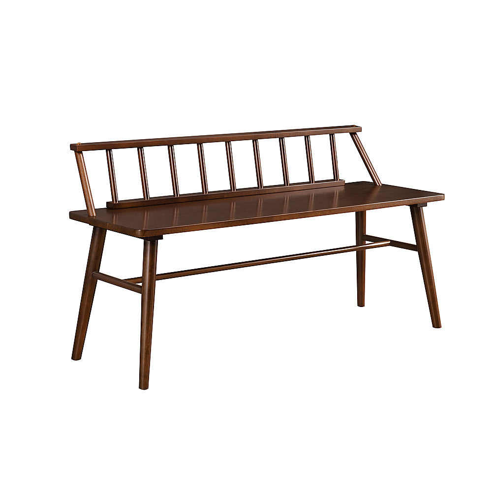 Walker Edison - Contemporary Low-Back Spindle Bench - Walnut_2