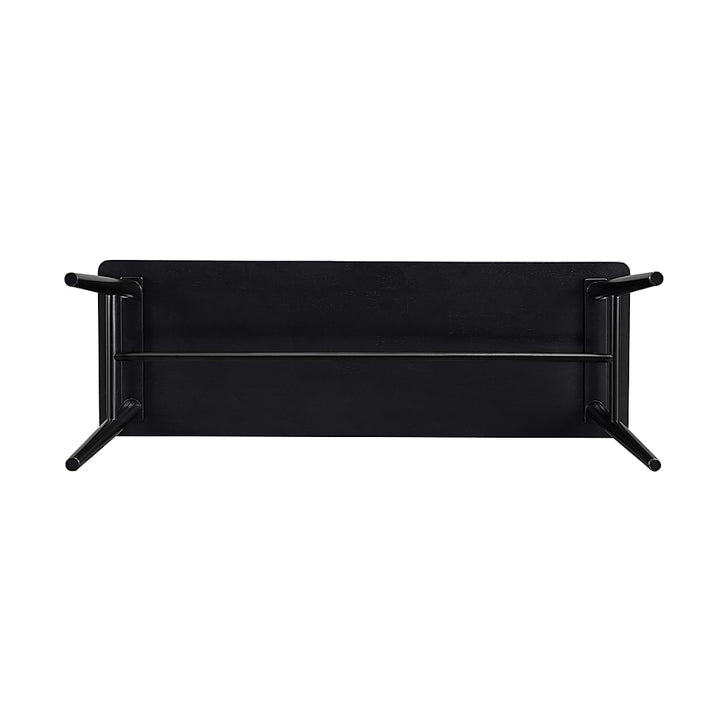 Walker Edison - Contemporary Low-Back Spindle Bench - Black_8