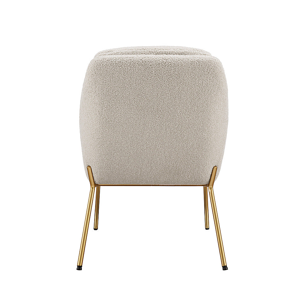 Walker Edison - Glam Accent Chair - Cream_5