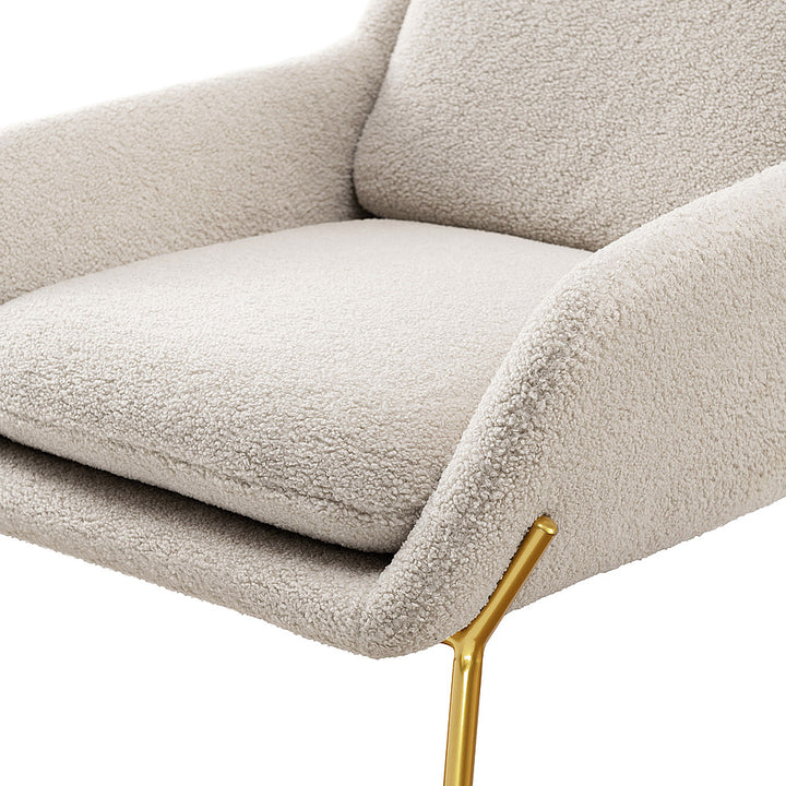 Walker Edison - Glam Accent Chair - Cream_7