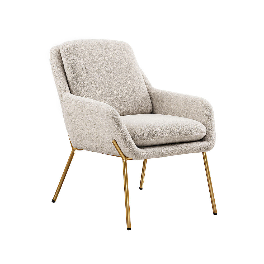 Walker Edison - Glam Accent Chair - Cream_2