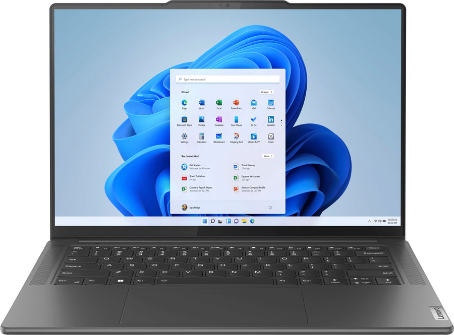 Lenovo - Slim Pro 9i 14.5" 3K Touchscreen MiniLED Laptop - Core i7-13705H with 32GB Memory - 1TB SSD - Storm Grey_0