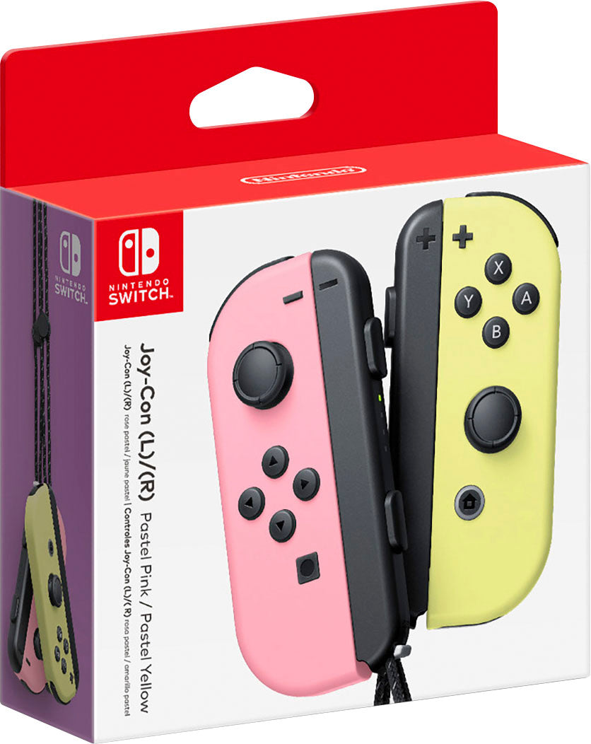 Nintendo - Joy-Con (L)/(R) - Pastel Pink/Pastel Yellow_0