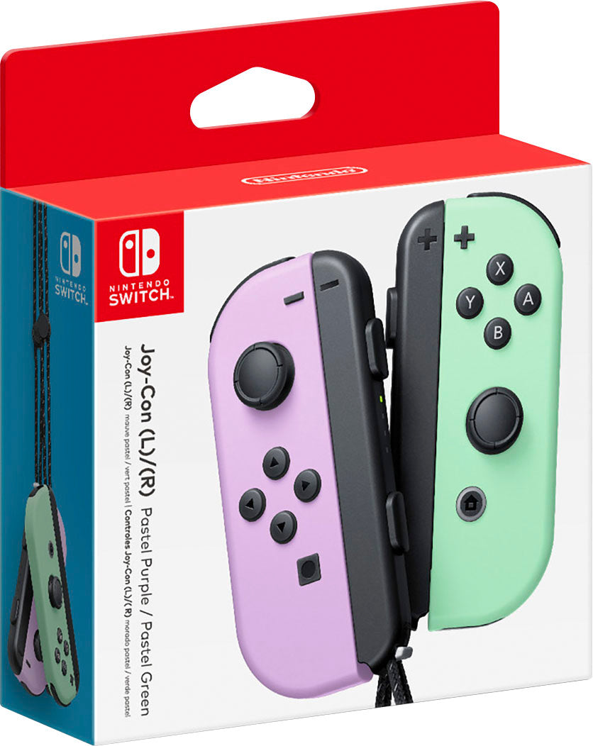 Nintendo - Joy-Con (L)/(R) - Pastel Purple/ Pastel Green_0
