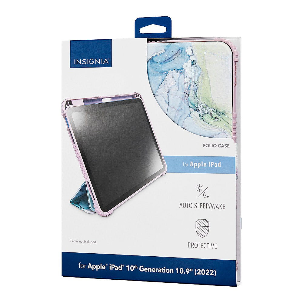 Insignia™ - Folio Case for Apple iPad 10.9" (10th generation) - Watercolor_4