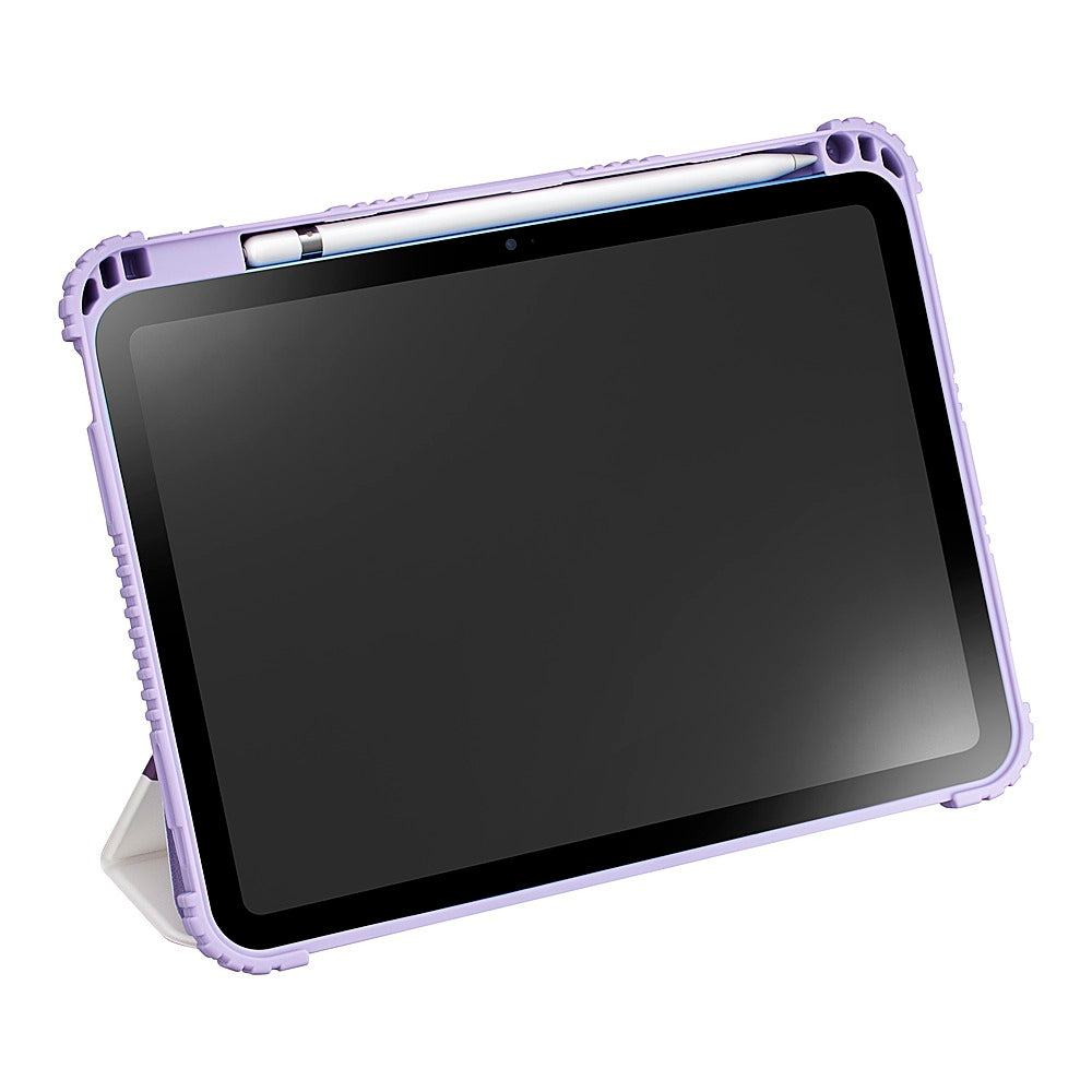 Insignia™ - Folio Case for Apple iPad 10.9" (10th generation) - Purple Abstract_9