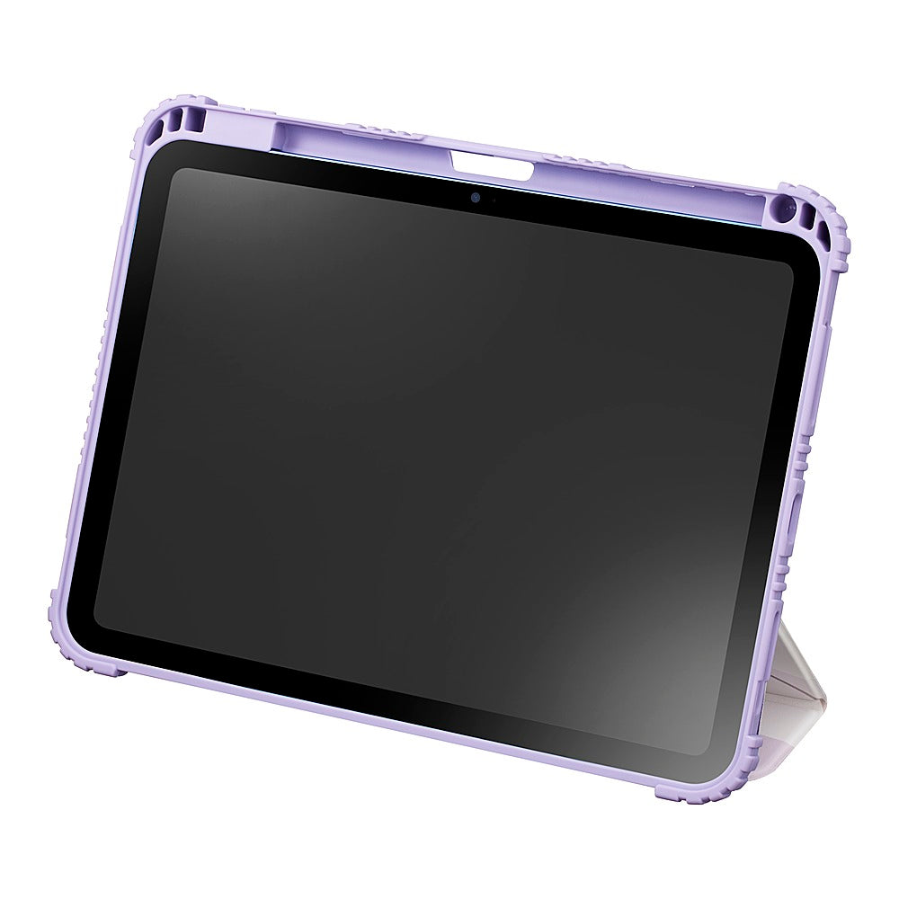 Insignia™ - Folio Case for Apple iPad 10.9" (10th generation) - Purple Abstract_7