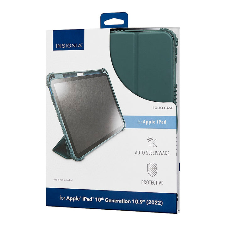 Insignia™ - Folio Case for Apple iPad 10.9" (10th generation) - Teal Green_4