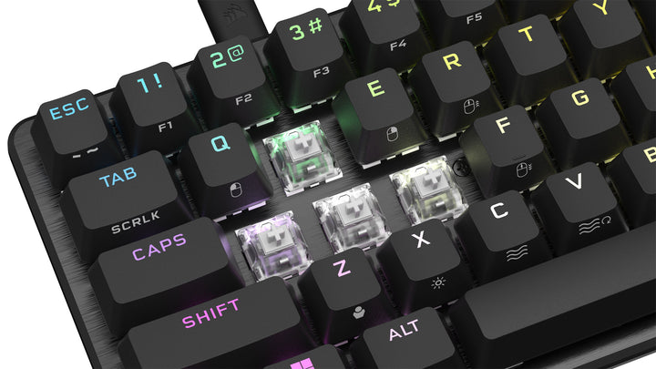 CORSAIR K65 PRO MINI RGB 65% Optical-Mechanical Gaming Keyboard Backlit RGB LED, CORSAIR OPX, Black_16