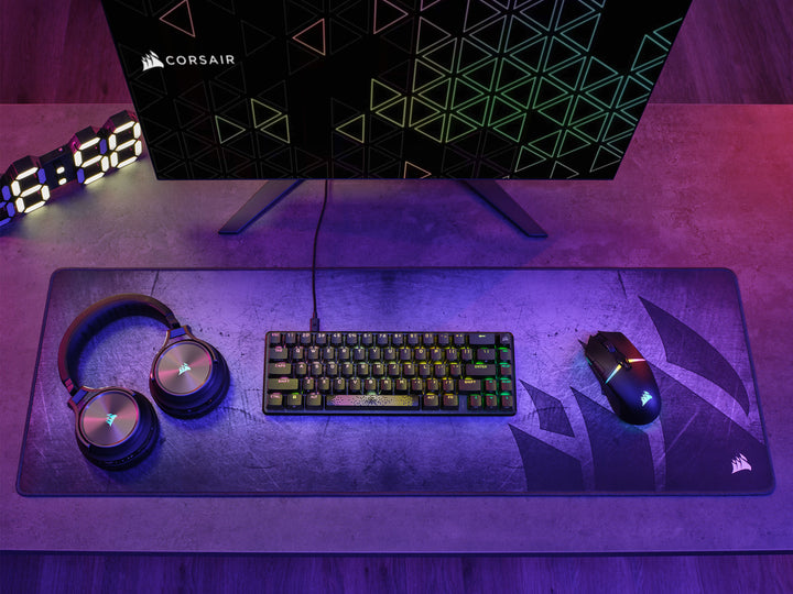 CORSAIR K65 PRO MINI RGB 65% Optical-Mechanical Gaming Keyboard Backlit RGB LED, CORSAIR OPX, Black_3