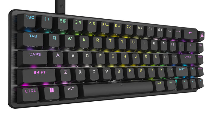 CORSAIR K65 PRO MINI RGB 65% Optical-Mechanical Gaming Keyboard Backlit RGB LED, CORSAIR OPX, Black_2
