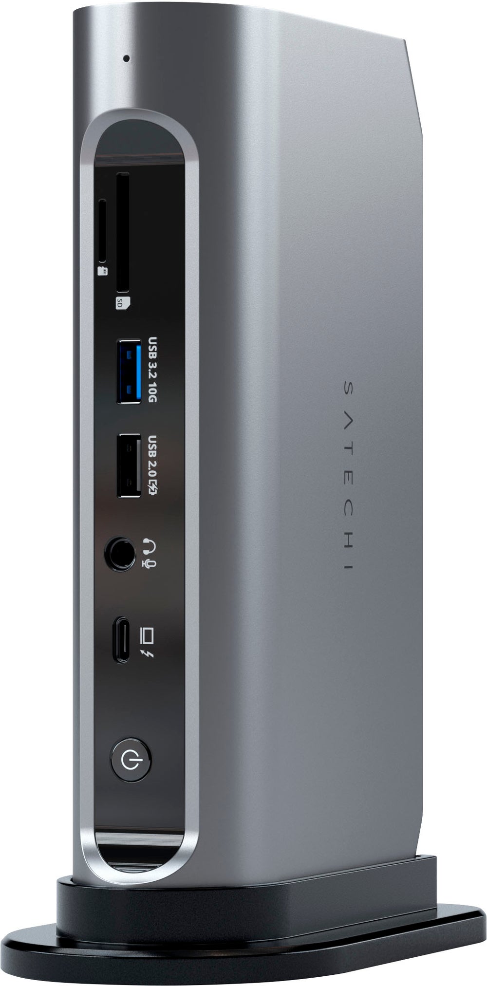 Satechi - Thunderbolt 4 Multimedia PRO Dock-2 DisplayPort, 2 HDMI 2.1, USB C, 5 USB A Port, Micro/SD, Audio Jack, Ethernet 2.5Gbps - Space Gray_1