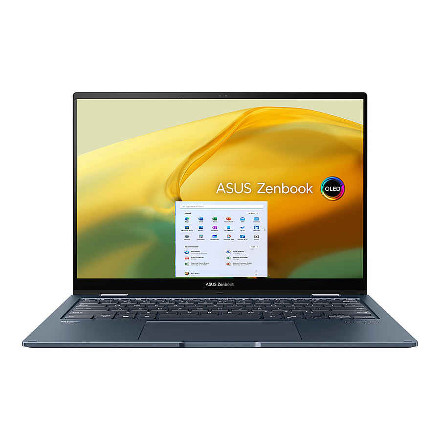 ASUS - ZenBook 14 Flip 2-in-1 14" OLED Touchscreen Notebook - Intel Core i7-1360P with 16GB Memory - 1TB SSD - Ponder Blue_0