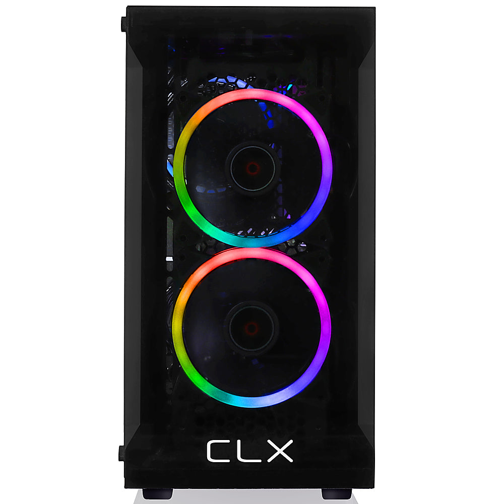 CLX - SET Gaming Desktop - AMD Ryzen 7 5700X - 16GB DDR4 3600 Memory - GeForce RTX 4060 Ti - 1TB NVMe M.2 SSD + 2TB HDD - Black_2