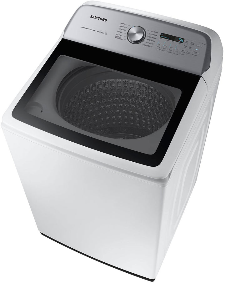 Samsung - 5.5 cu. ft. High-Efficiency Smart Top Load Washer with Super Speed Wash - White_9