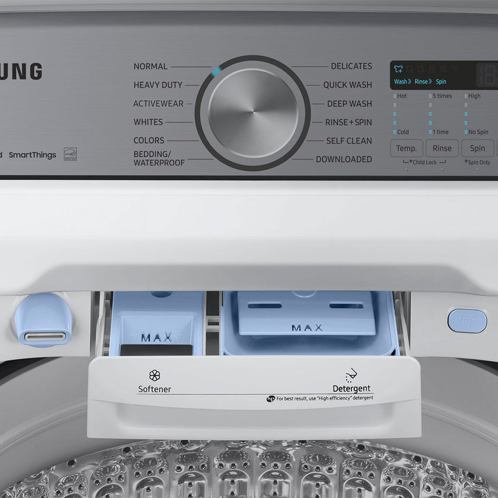 Samsung - 5.5 cu. ft. High-Efficiency Smart Top Load Washer with Super Speed Wash - White_6