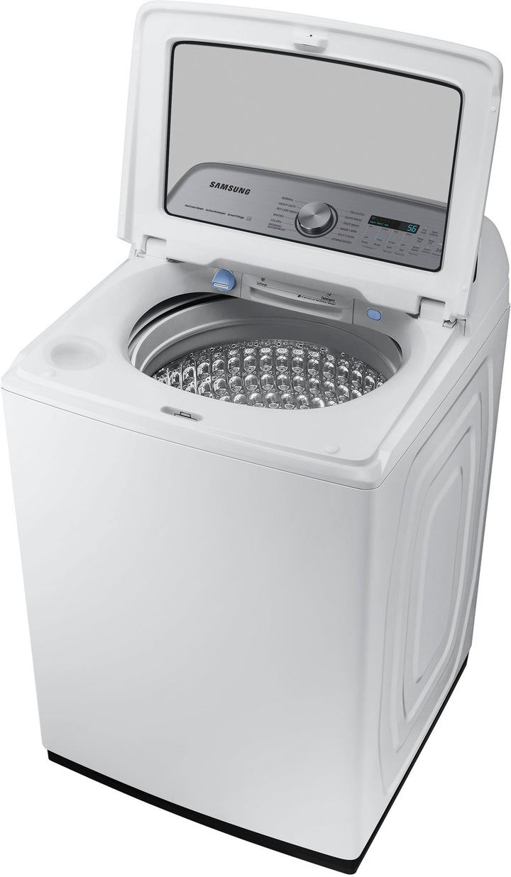 Samsung - 5.4 cu. ft. Smart Top Load Washer with Pet Care Solution and Super Speed Wash - White_8
