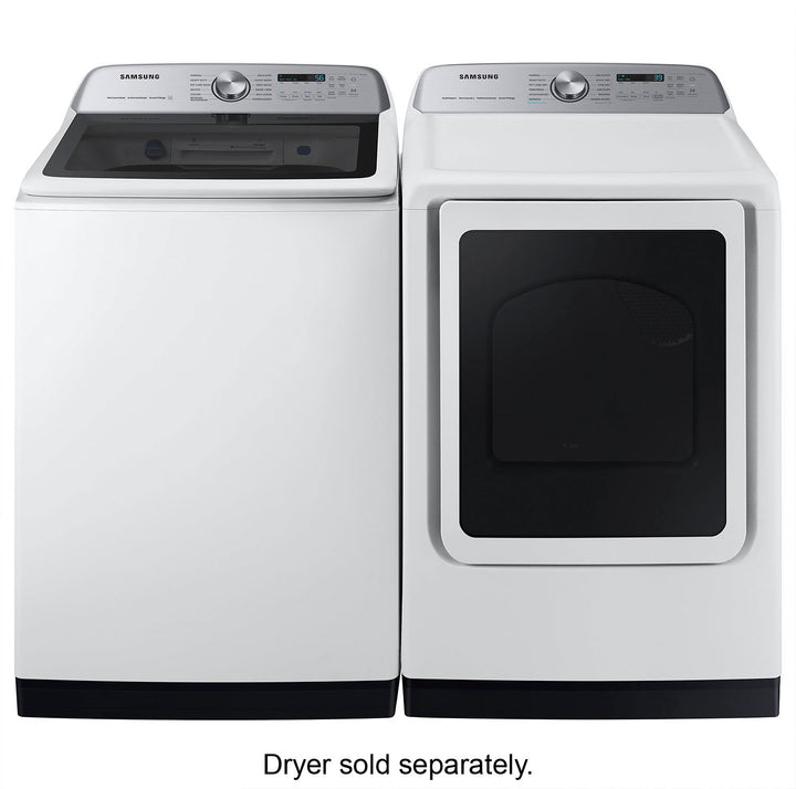 Samsung - 5.4 cu. ft. Smart Top Load Washer with Pet Care Solution and Super Speed Wash - White_2