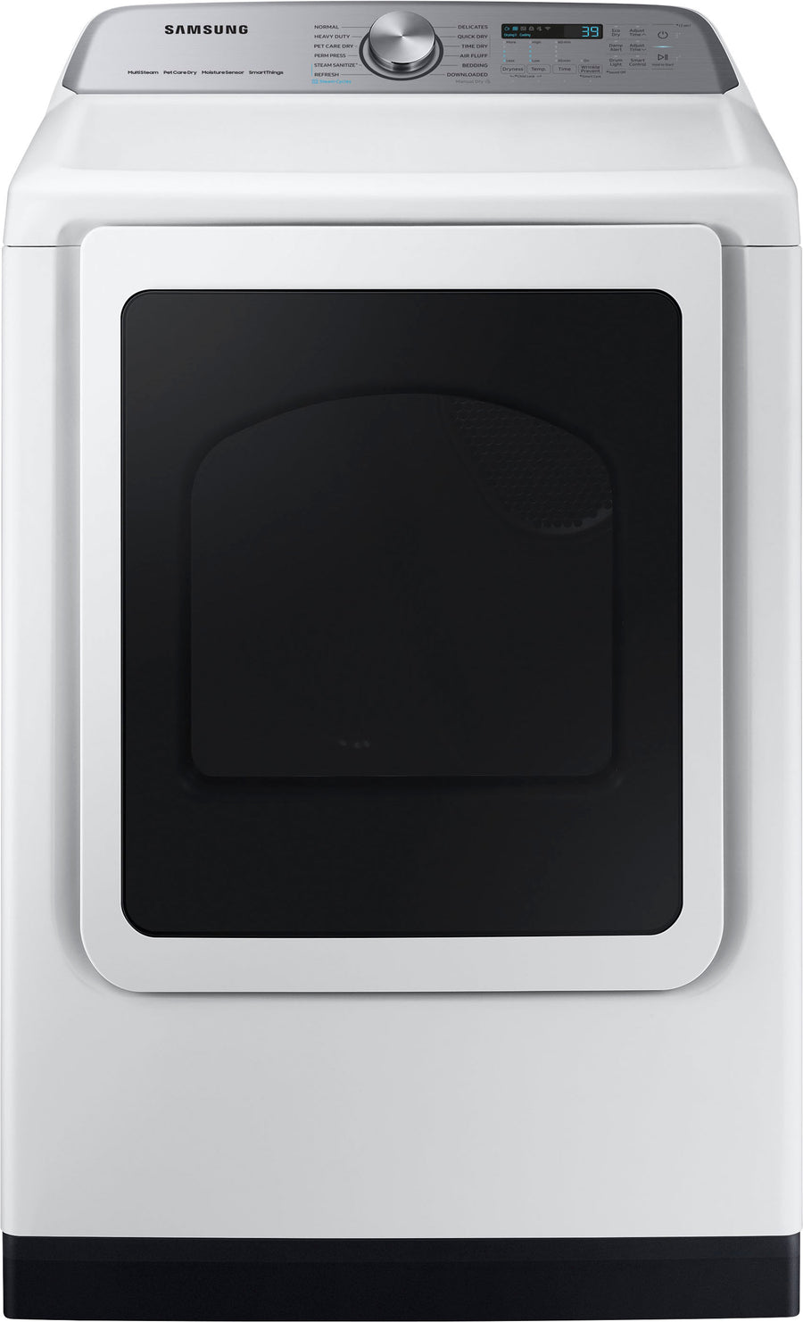 Samsung - 7.4 cu. ft. Smart Gas Dryer with Steam Sanitize+ - White_0