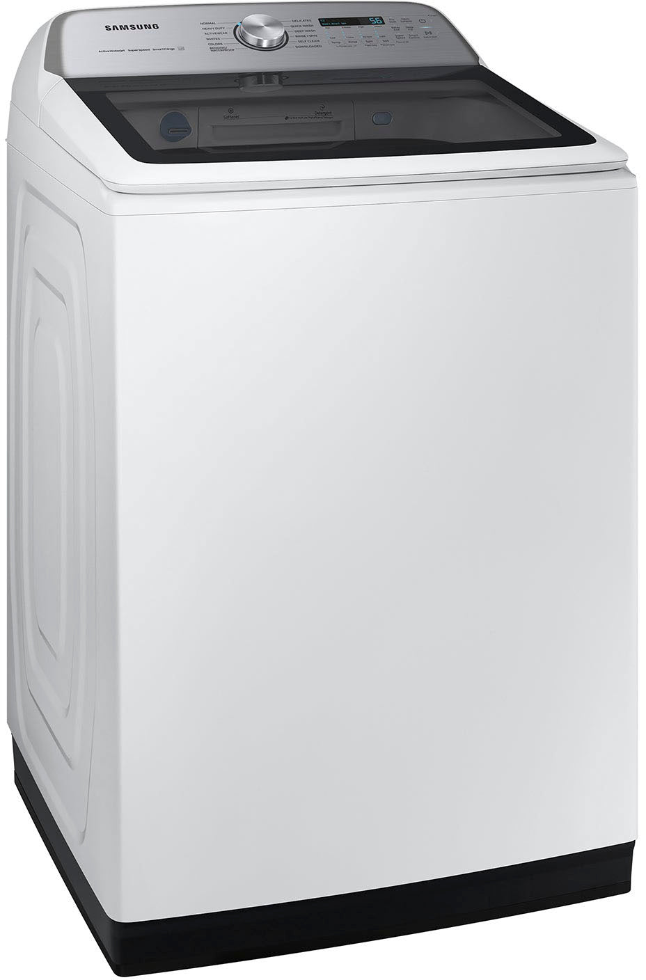 Samsung - 5.4 cu. ft. High-Efficiency Smart Top Load Washer with ActiveWave Agitator and Super Speed Wash - White_8