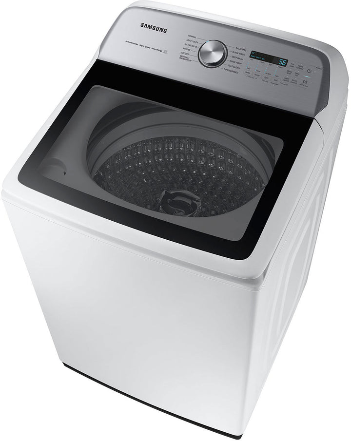 Samsung - 5.4 cu. ft. High-Efficiency Smart Top Load Washer with ActiveWave Agitator and Super Speed Wash - White_5