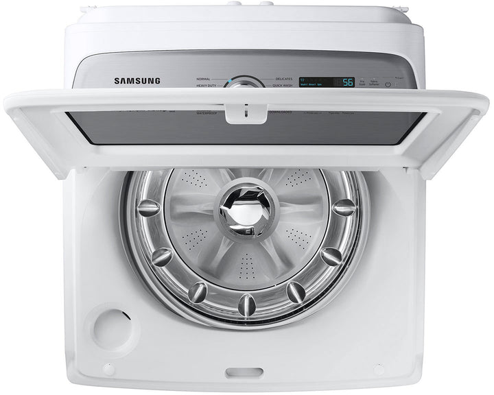 Samsung - 5.4 cu. ft. High-Efficiency Smart Top Load Washer with ActiveWave Agitator and Super Speed Wash - White_6