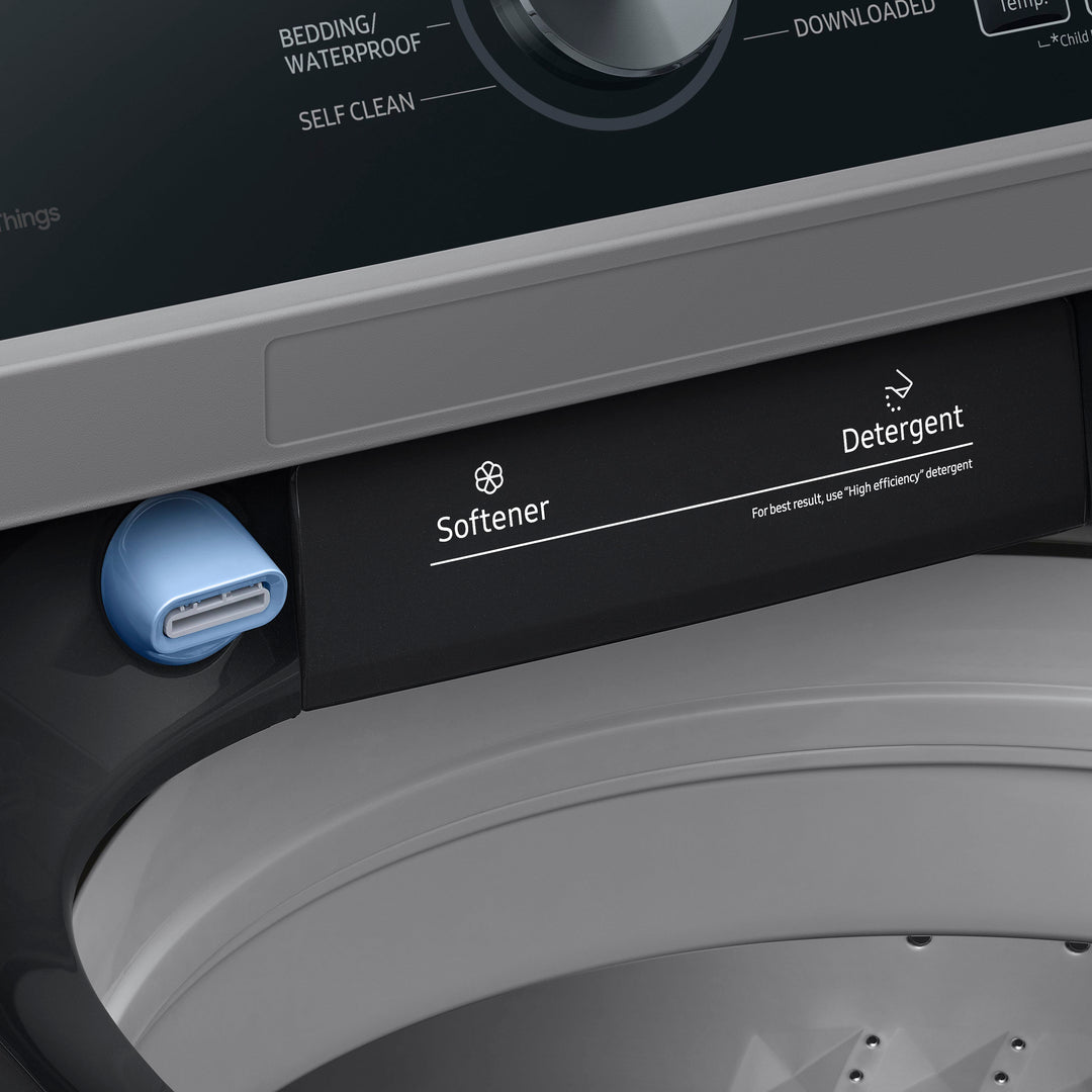 Samsung - 4.6 cu. ft. High-Efficiency Smart Top Load Washer with ActiveWave Agitator and Active WaterJet - Black_4