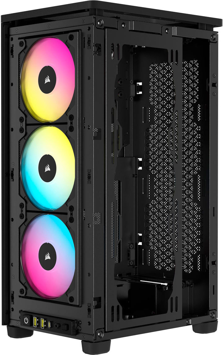 CORSAIR - iCUE 2000D RGB AIRFLOW Mini-ITX Case - Black_7