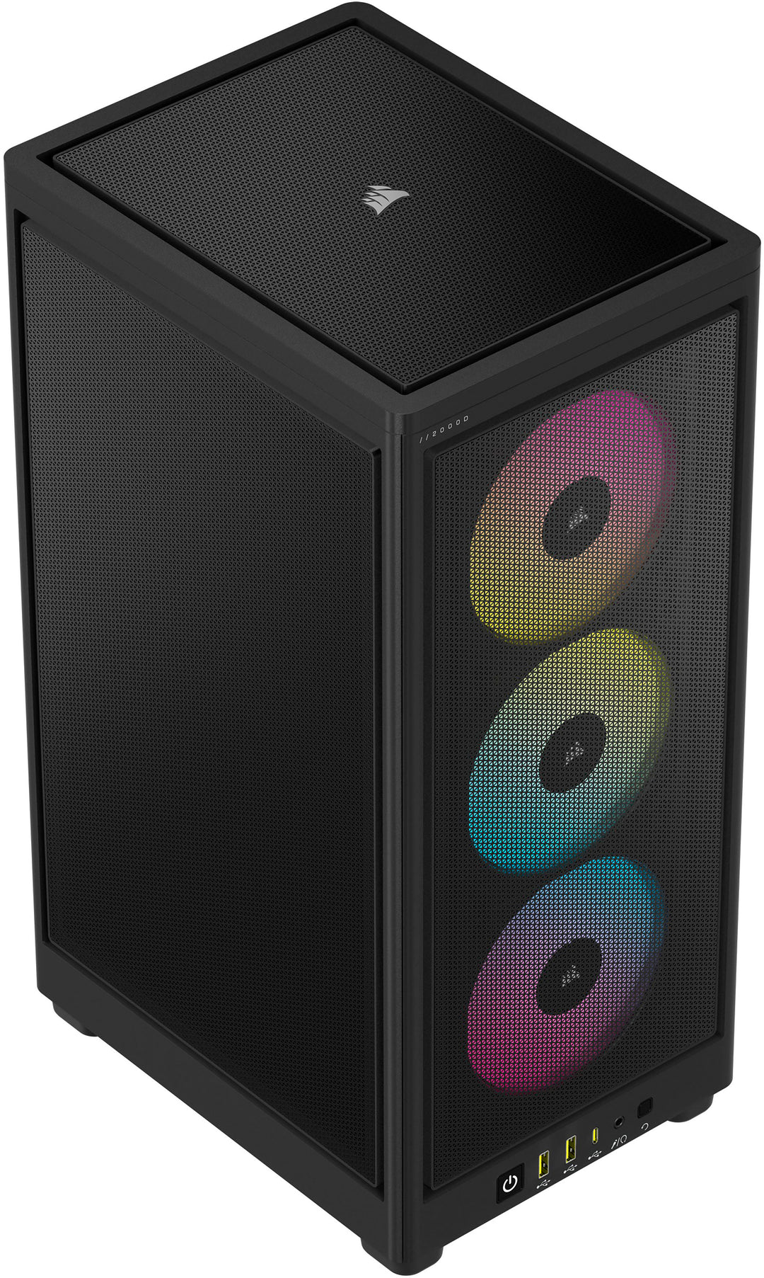 CORSAIR - iCUE 2000D RGB AIRFLOW Mini-ITX Case - Black_6