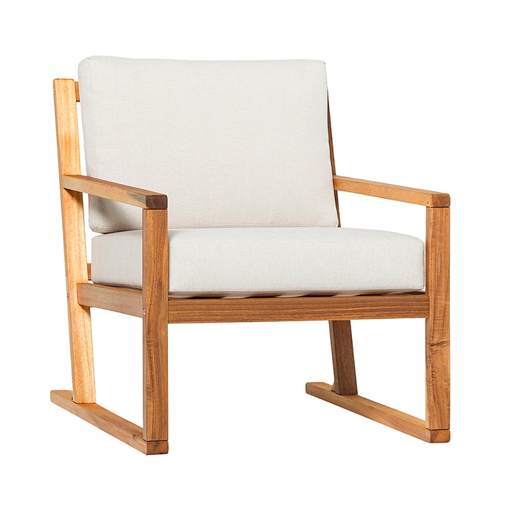 Walker Edison - Modern Solid Wood Slatted Club Chair - Natural_1
