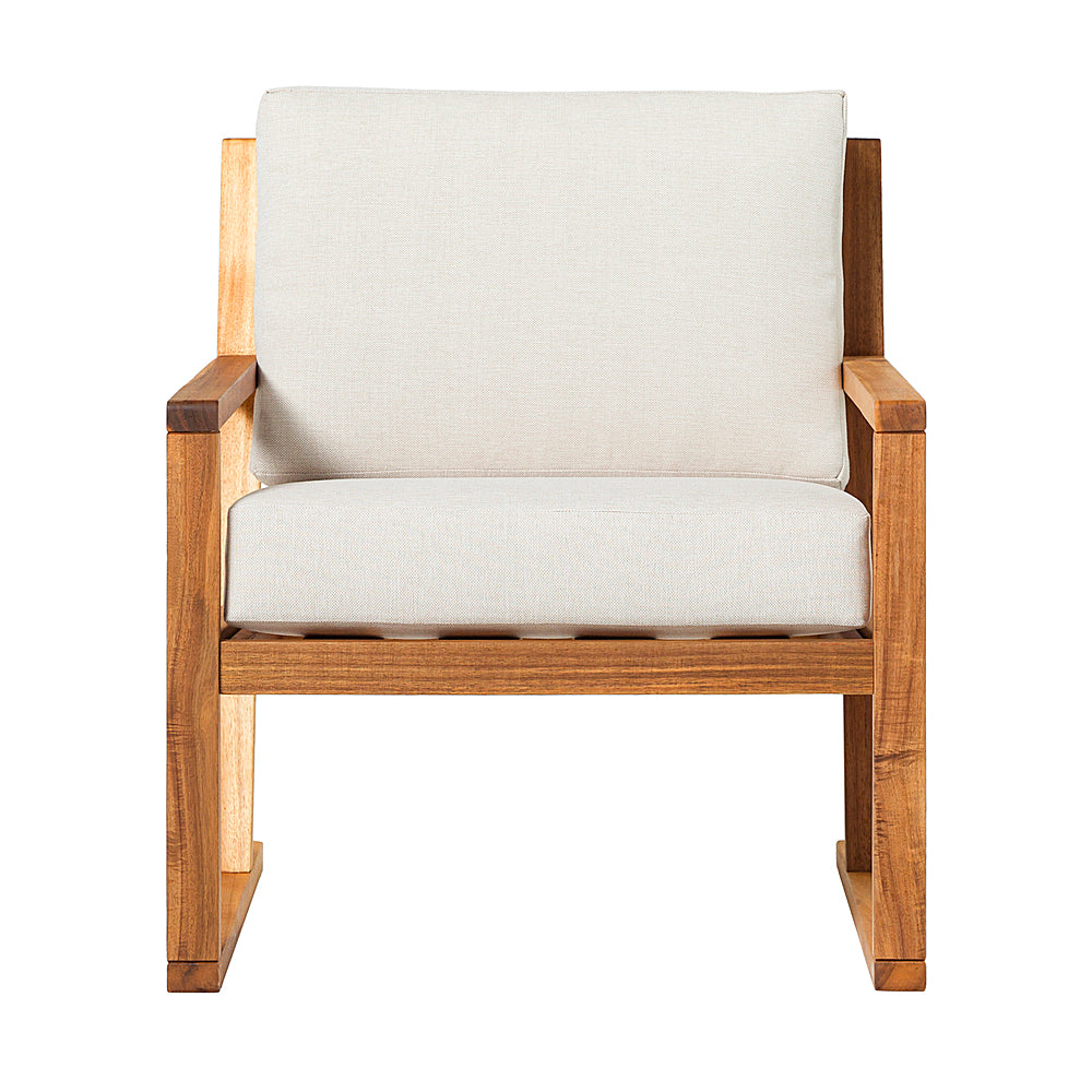 Walker Edison - Modern Solid Wood Slatted Club Chair - Natural_0