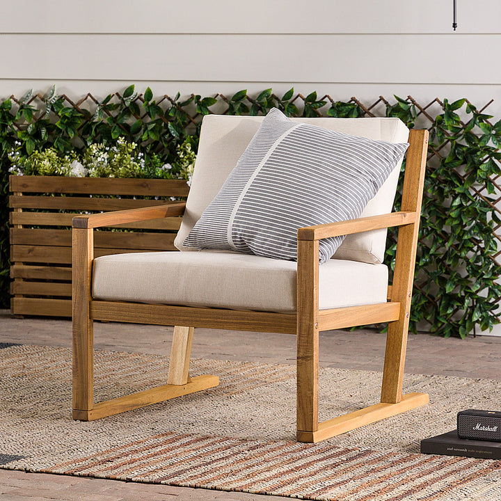 Walker Edison - Modern Solid Wood Slatted Club Chair - Natural_9