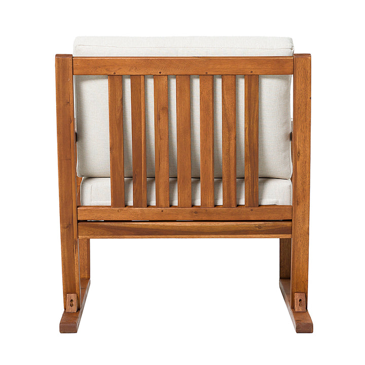 Walker Edison - Modern Solid Wood Slatted Club Chair - Brown_6