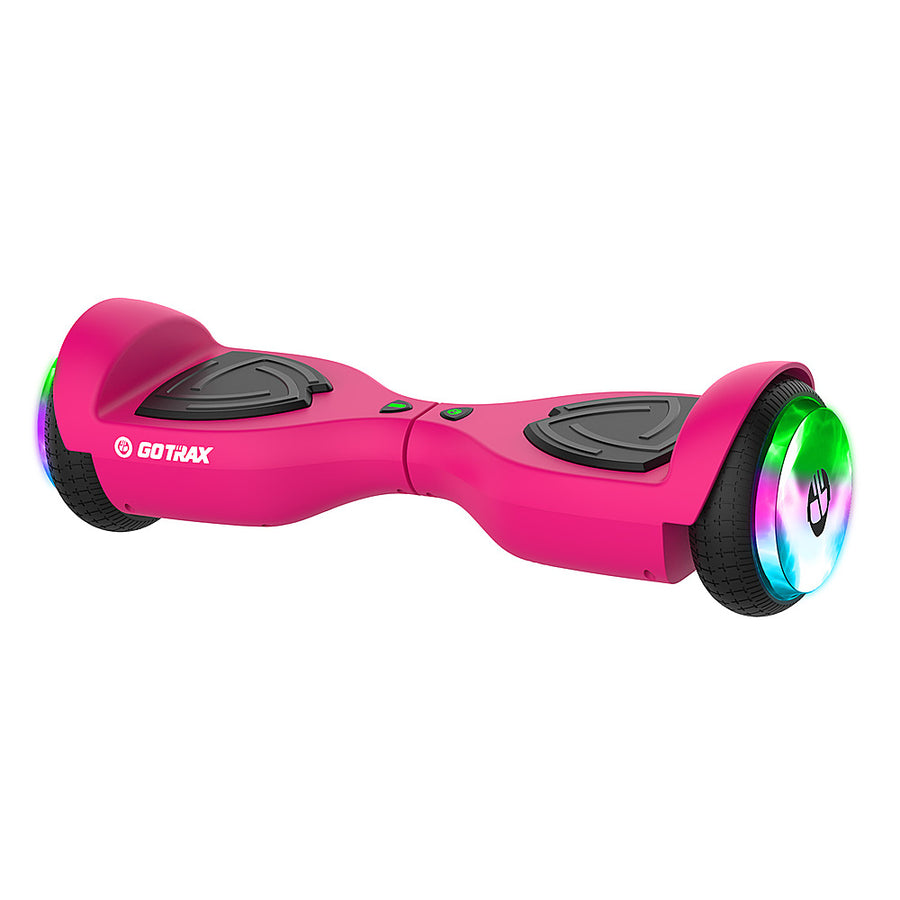 GoTrax - Drift Hoverboard w/3.1 mi Max Range & w/6.2 mph Max Speed - Pink_0