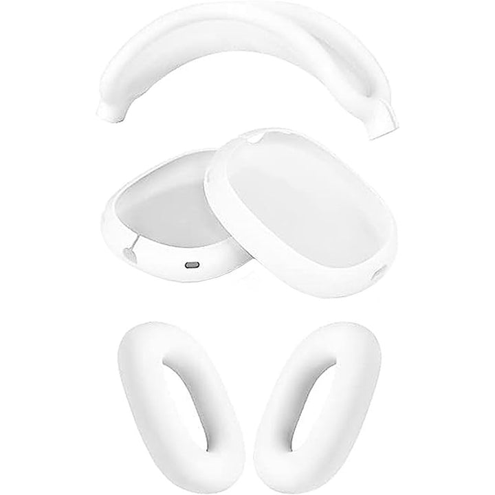 SaharaCase - Silicone Combo Kit Case for Apple AirPods Max Headphones - White_7