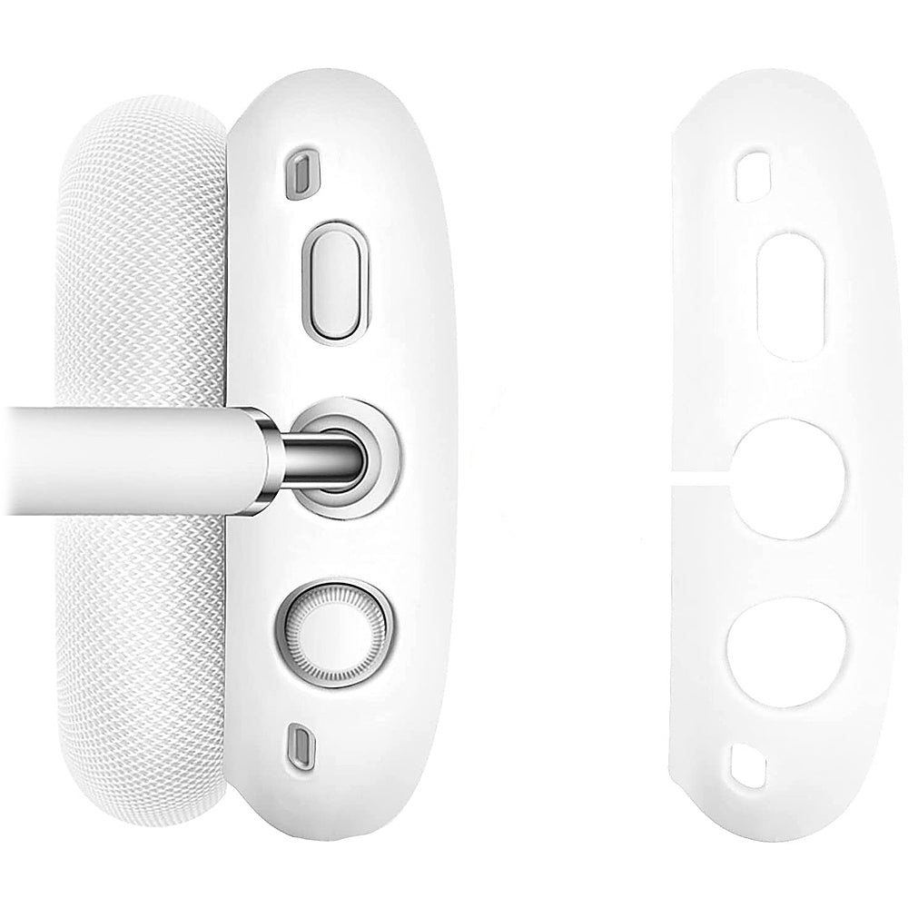 SaharaCase - Silicone Combo Kit Case for Apple AirPods Max Headphones - White_5