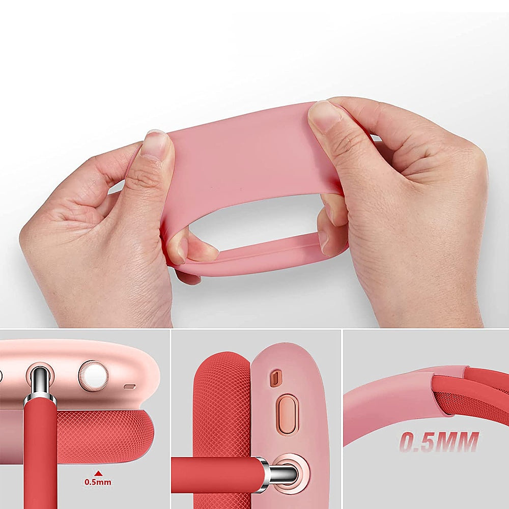 SaharaCase - Silicone Combo Kit Case for Apple AirPods Max Headphones - Pink_1