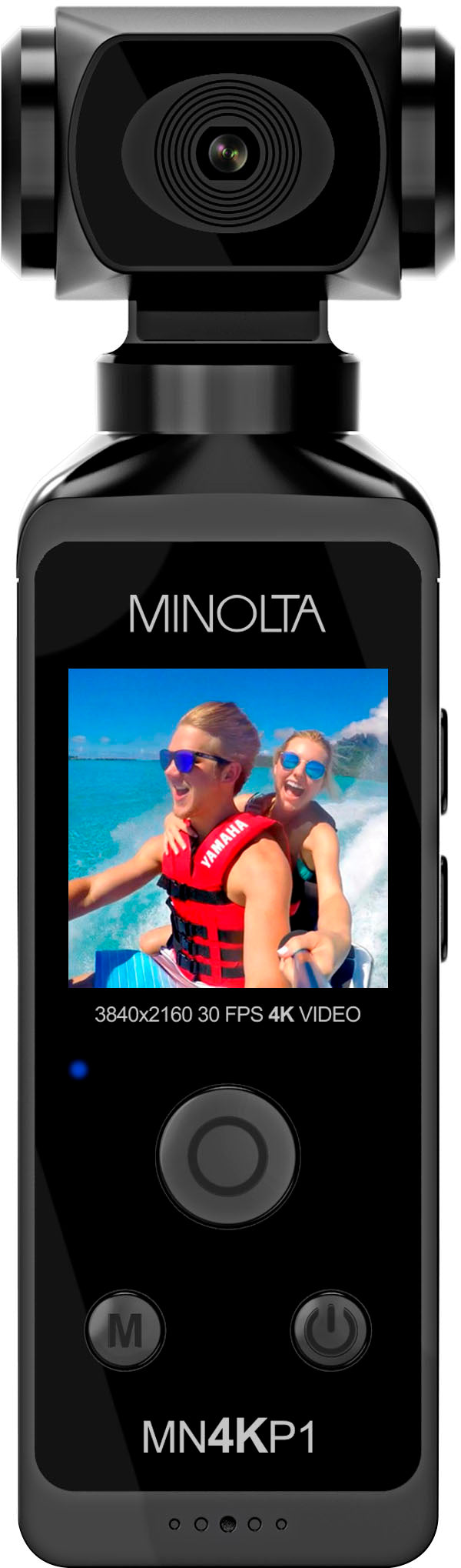 Konica Minolta - MN4KP1 4K Ultra HD WiFi Camcorder Kit - Black_0