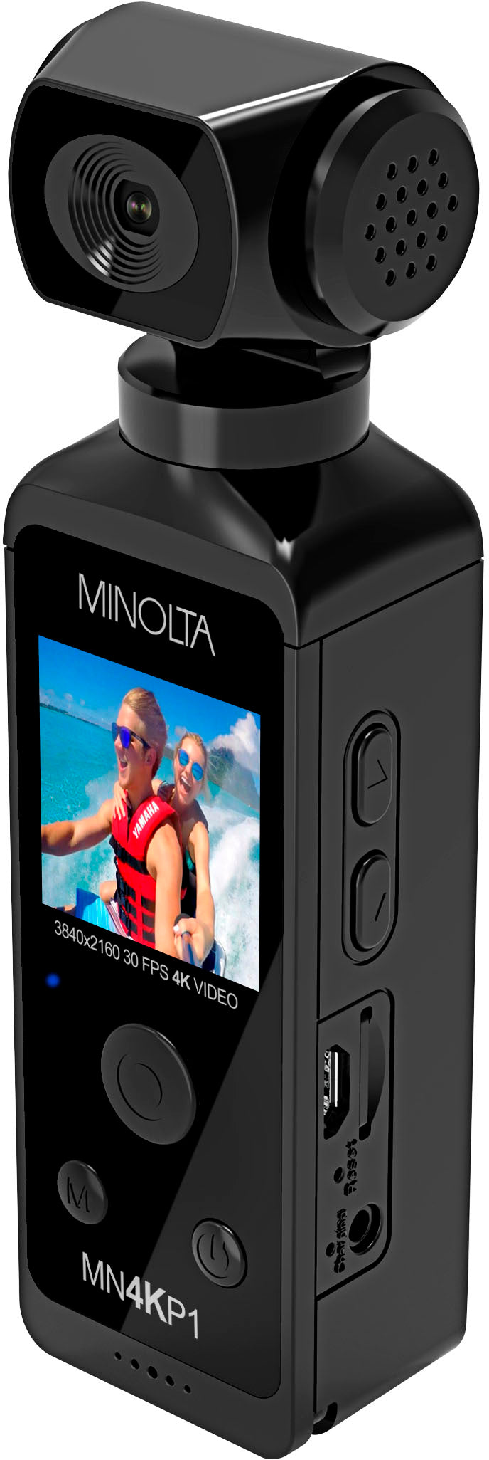 Konica Minolta - MN4KP1 4K Ultra HD WiFi Camcorder Kit - Black_2