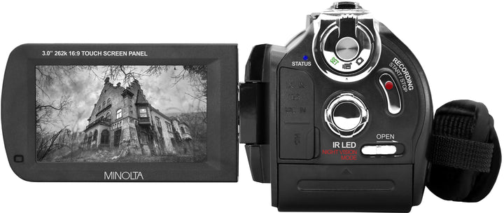 Konica Minolta - MN4K40NV 4K Ultra HD Night Vision Camcorder - Black_3