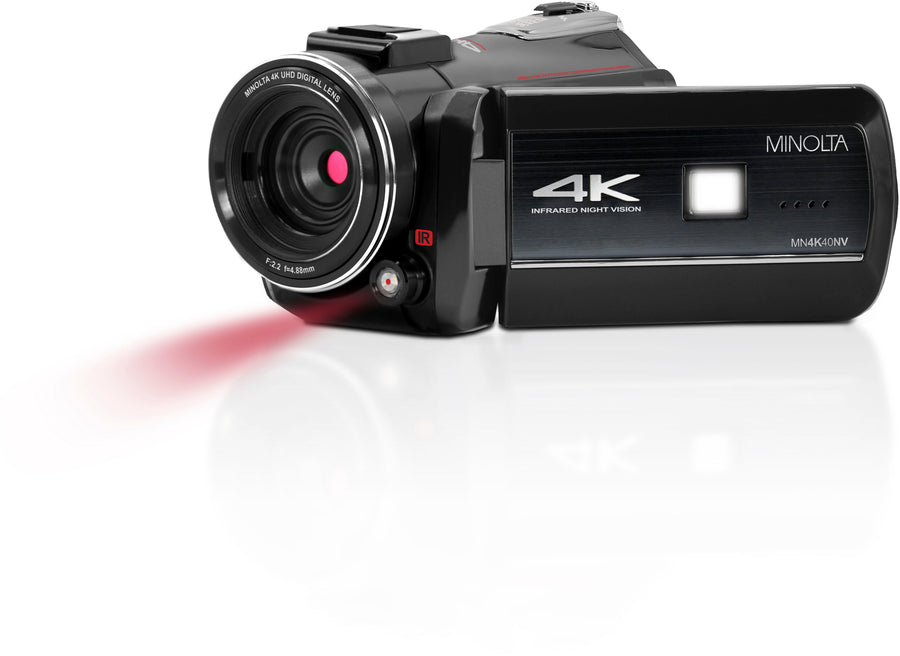 Konica Minolta - MN4K40NV 4K Ultra HD Night Vision Camcorder - Black_0