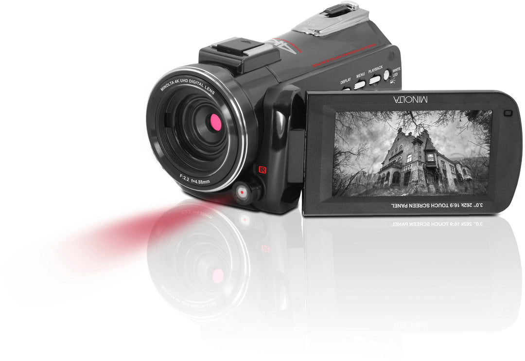Konica Minolta - MN4K40NV 4K Ultra HD Night Vision Camcorder - Black_6
