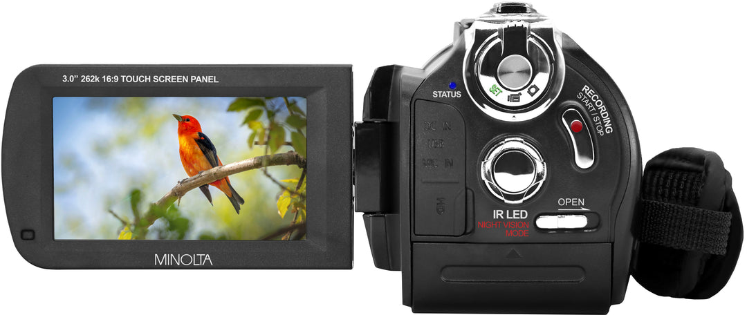 Konica Minolta - MN4K40NV 4K Ultra HD Night Vision Camcorder - Black_4