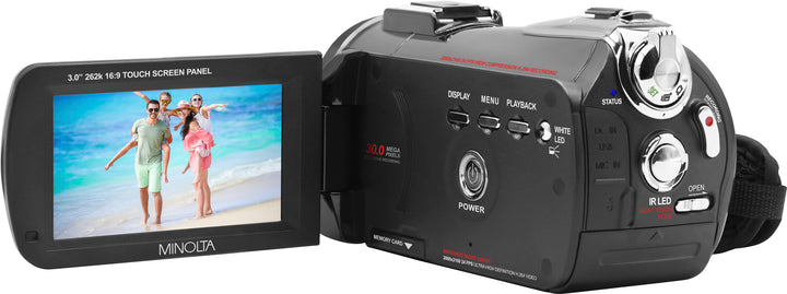 Konica Minolta - MN4K40NV 4K Ultra HD Night Vision Camcorder - Black_2