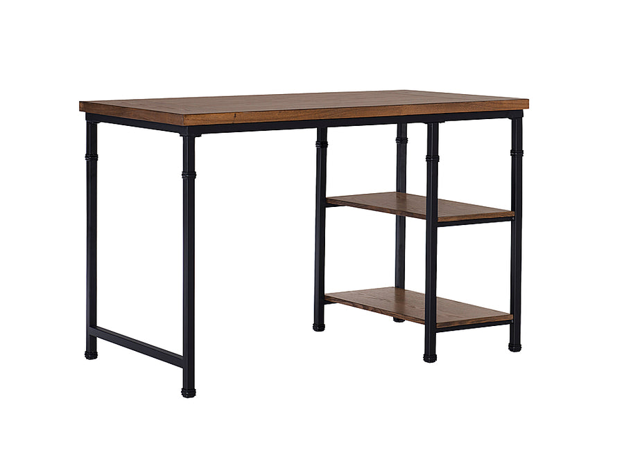 Linon Home Décor - Averill Two-Shelf Desk - Black & Ash_0