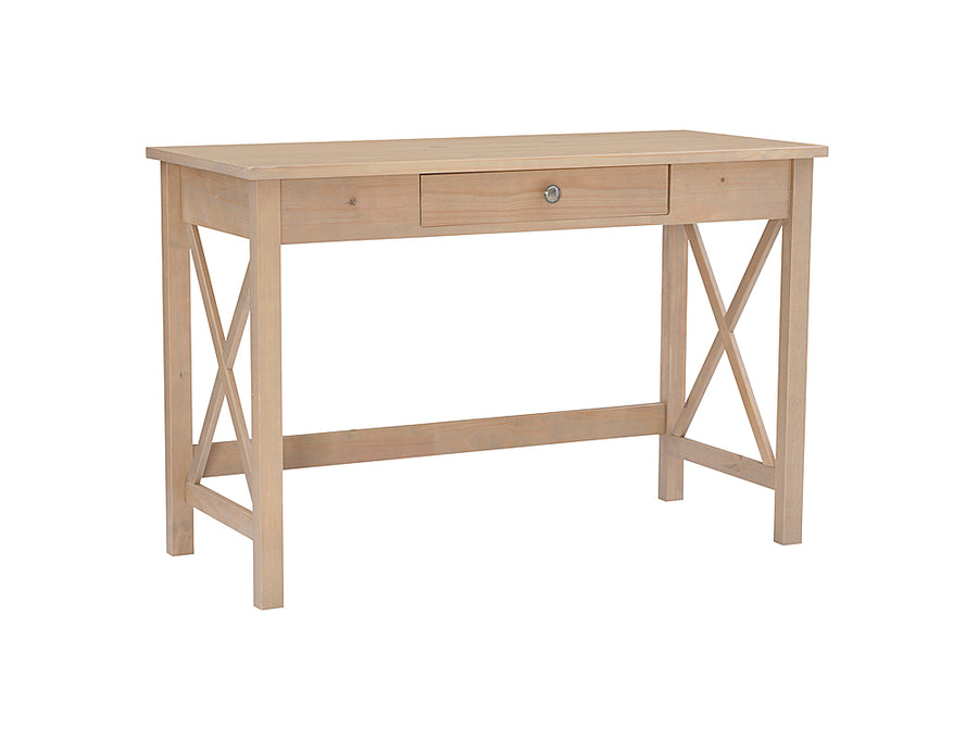 Linon Home Décor - Delevan Solid Wood Laptop Desk With Drawer - Driftwood_0