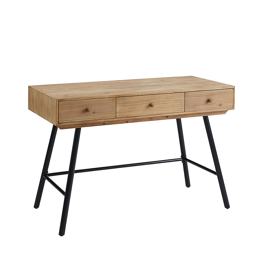 Linon Home Décor - Conners Contemporary 3-Drawer Desk - Natural_0