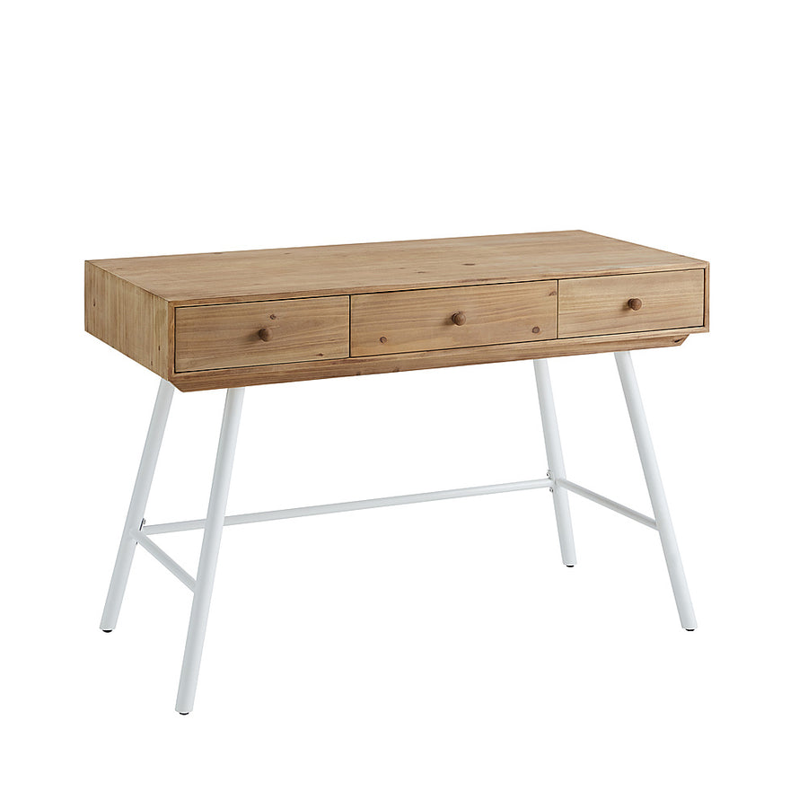Linon Home Décor - Conners Contemporary 3-Drawer Desk - Natural_0