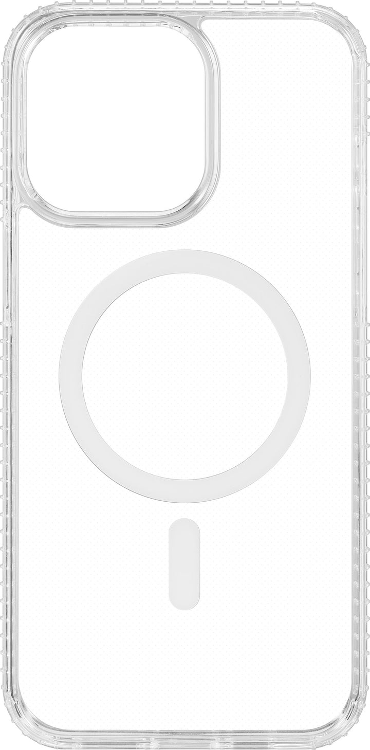 Insignia™ - Hard-Shell Case with MagSafe for iPhone 15 Pro Max - Clear_0